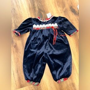 Vintage Smocked Romper